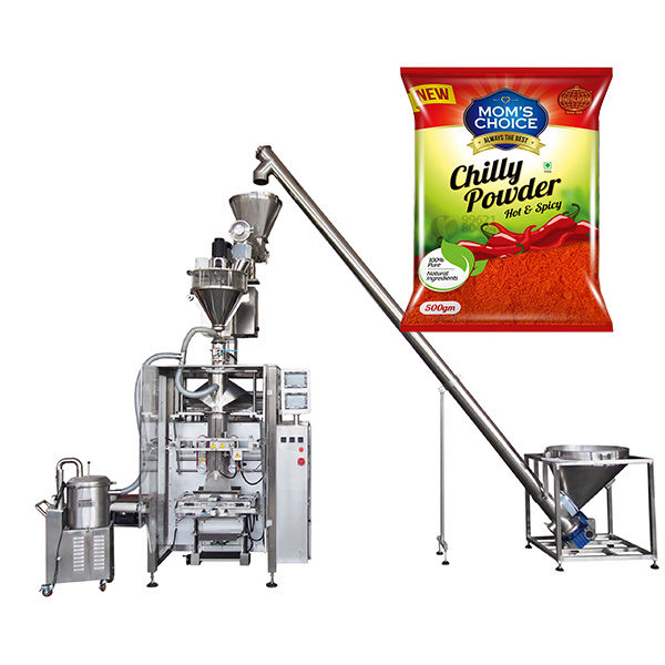 VFFS Bagger Packing Machine with Auger Filler for Paprika and Chilli Food powder