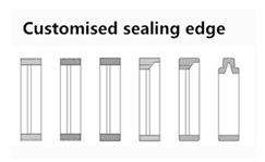 customised sealing edge