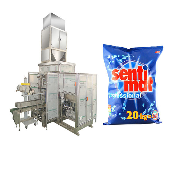 detergent powder open mouth bagger premade big bag packing machine