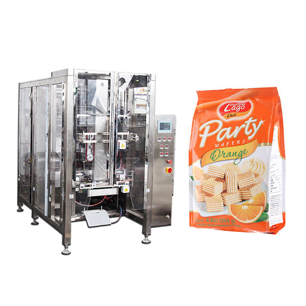 full automatic food quad seal bag packing machine