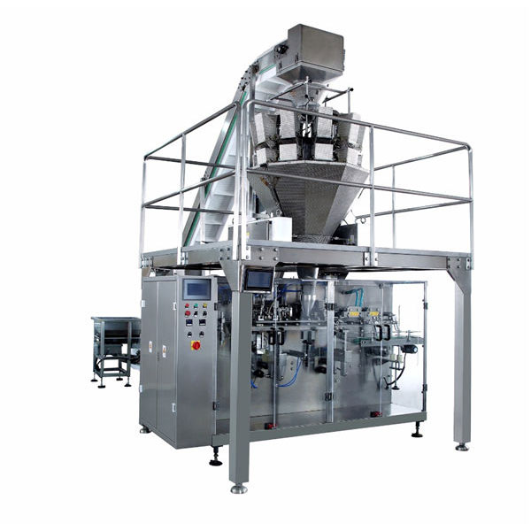 horizontal pre-made doypack zipper bag packing machine